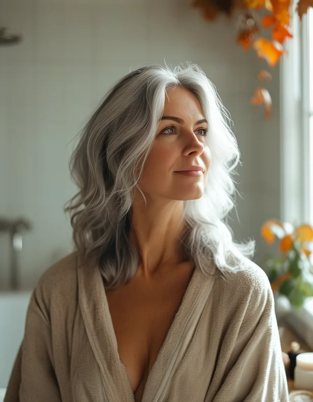 Gray Hair Gets Drier the Week the Heating Comes On