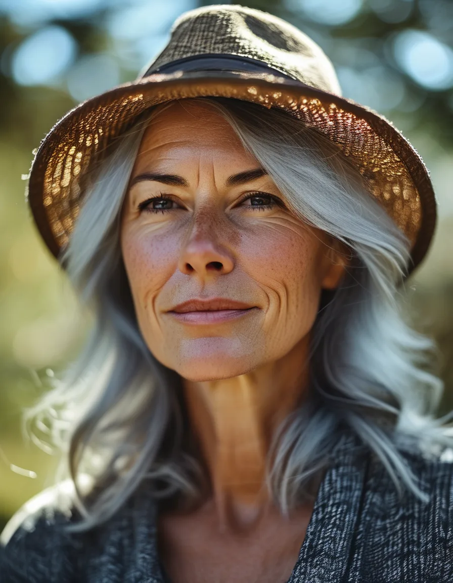 Gray Hair and the Sun (Why It Turns Yellow in Summer)