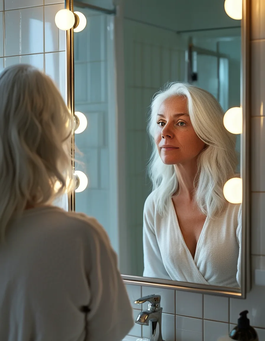 Why Gray Hair Looks Different in Photos Than in the Mirror (It's Not Just Lighting)