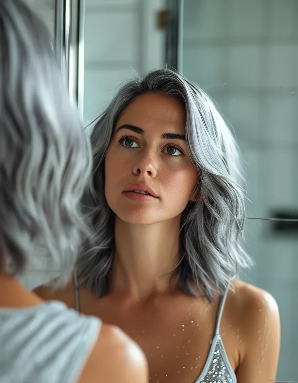 The Purple Shampoo Mistake Turning Gray Hair Lavender Instead of Bright White