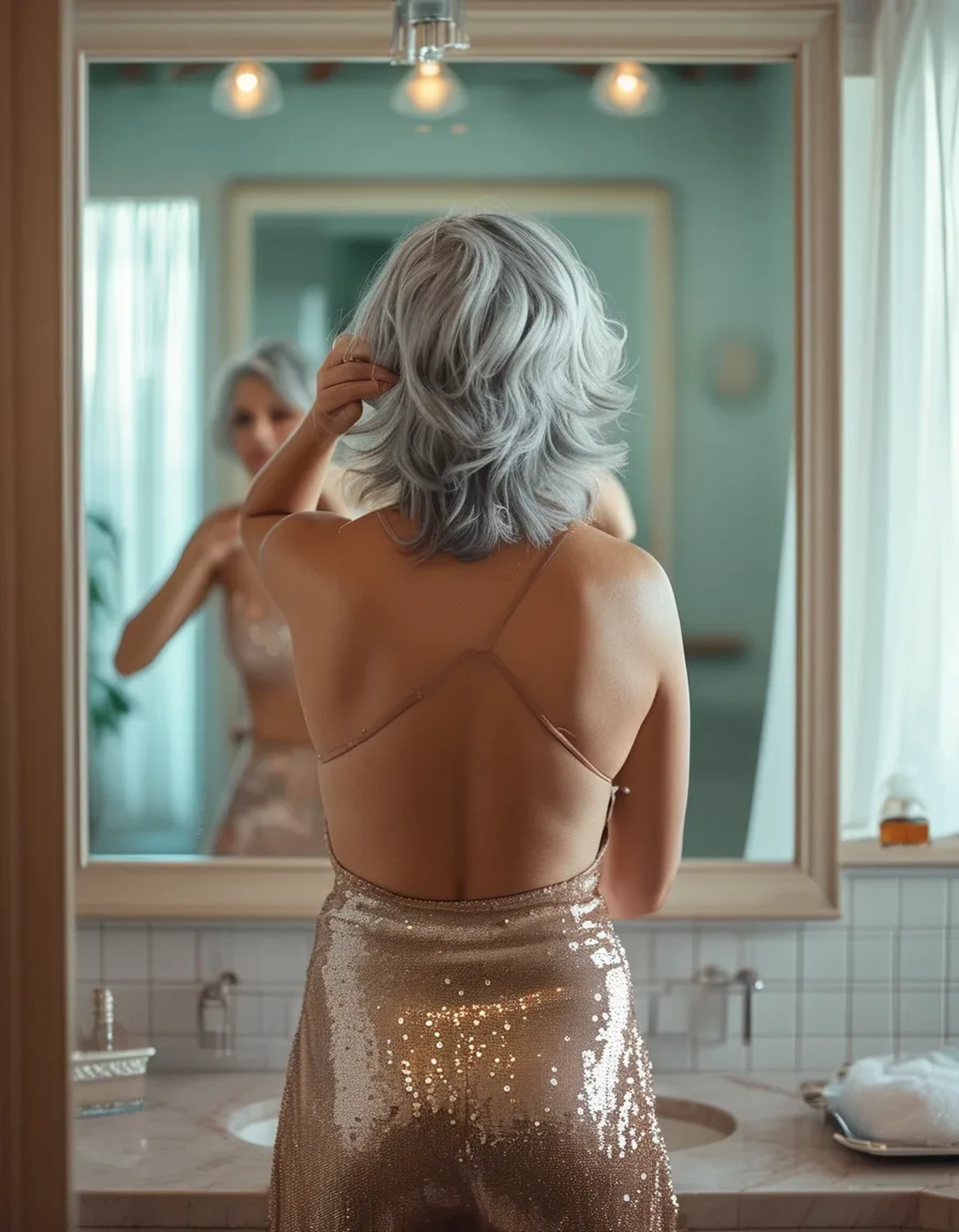 The Purple Shampoo Mistake Turning Gray Hair Lavender Instead of Bright White