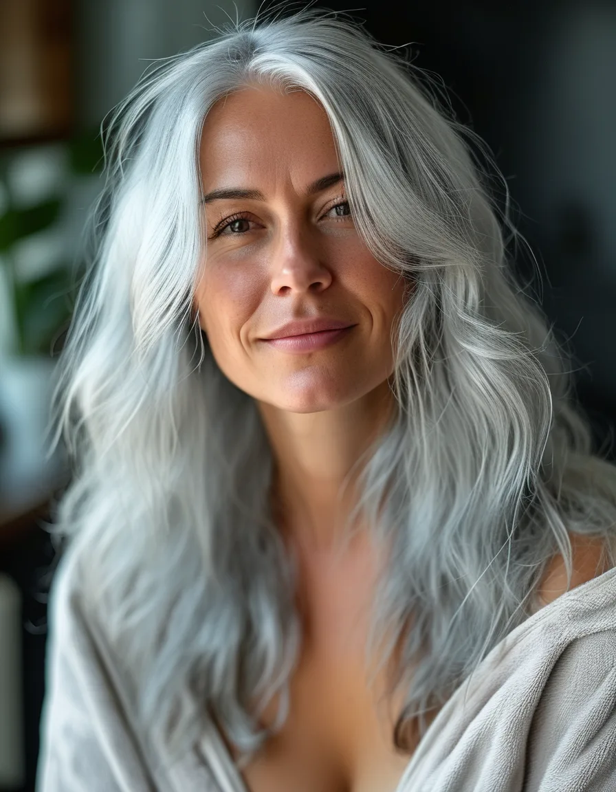 Why Gray Hair Turns Yellow (and How to Get It Bright and Silver Again)