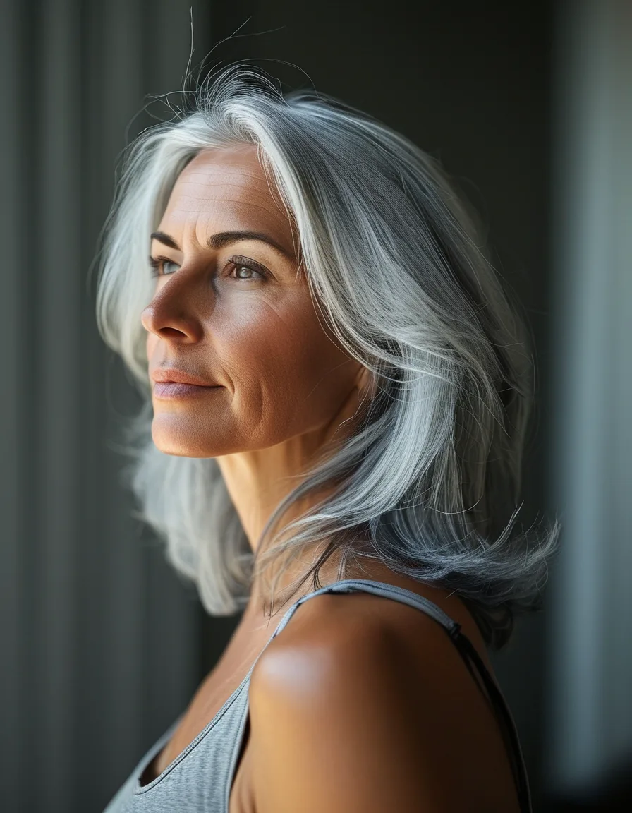 Why Gray Hair Turns Yellow — and the Purple Shampoo Mistake Making It Worse