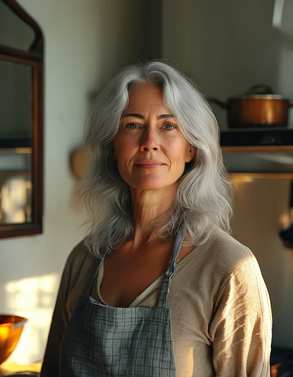 Why Gray Hair Looks Yellow Under Kitchen Light — and Not in Daylight