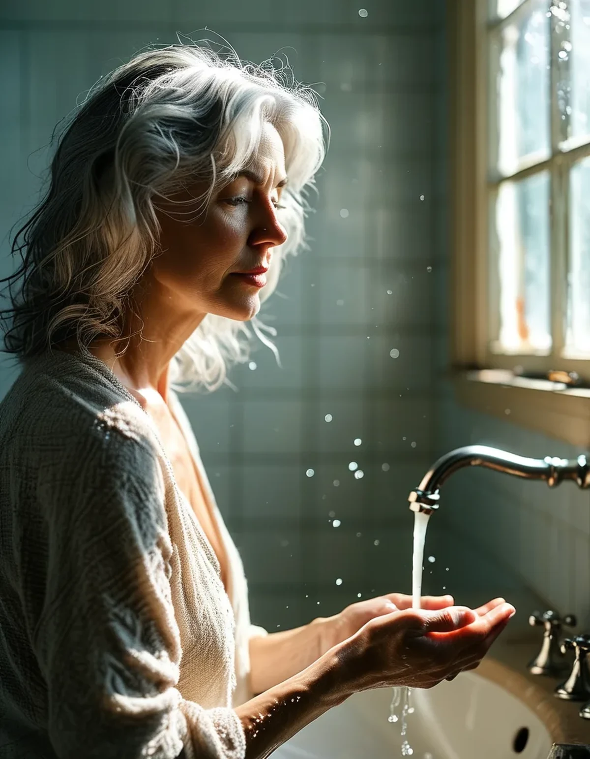 Why Gray Hair Reacts Differently to Hard Water