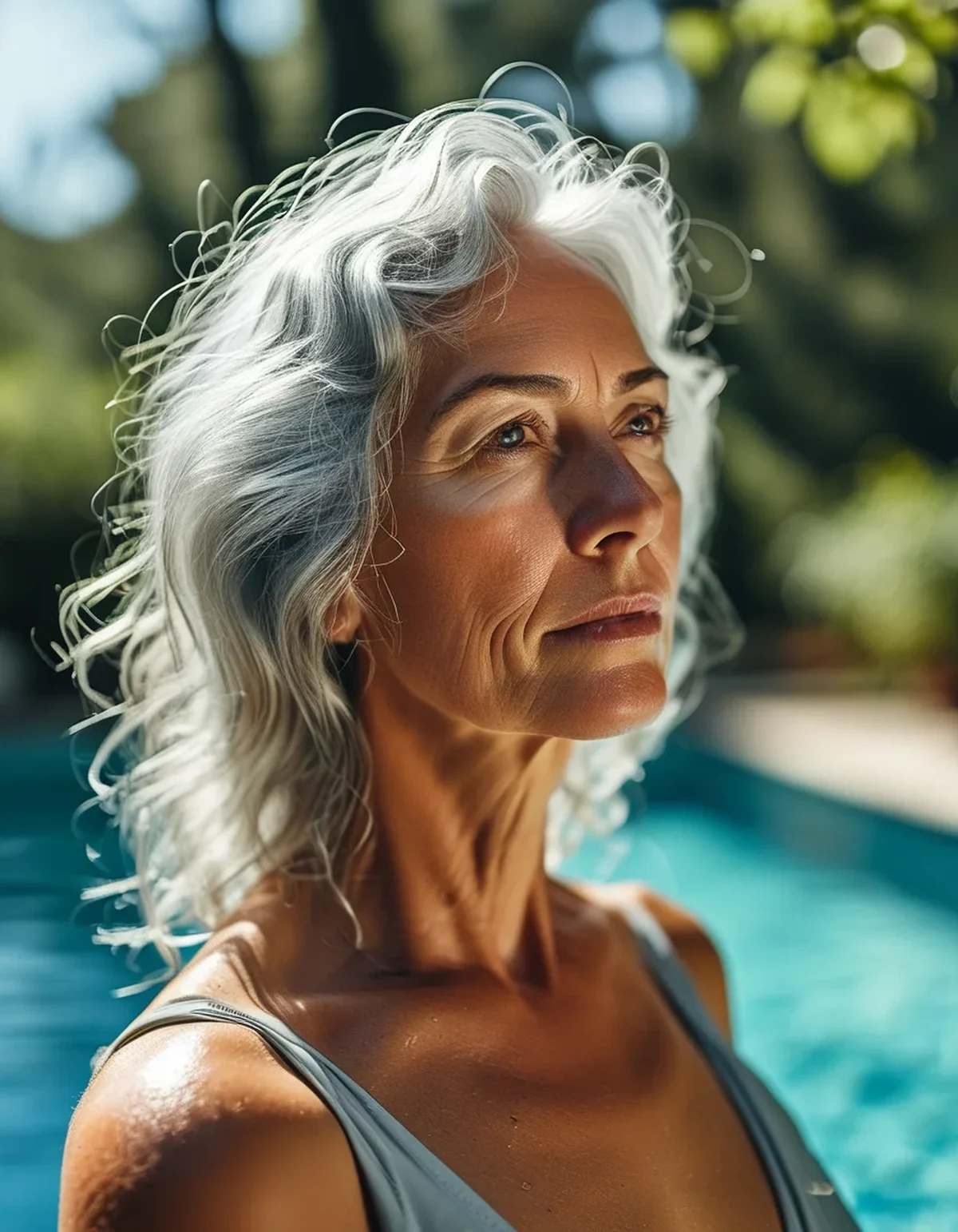 Why Gray Hair Turns Green in Pool Water